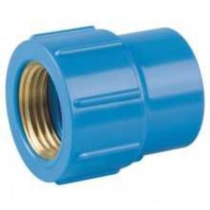 Luva PVC Amanco Bucha de Latão Roscável 20 MM X 1/2"