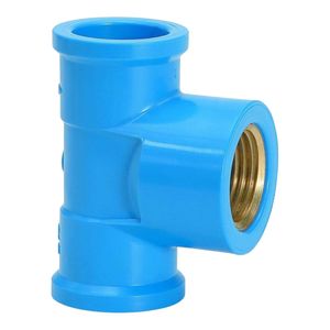 Tee 90 Amanco PVC Soldável Bucha Latonada 25 MM X 1/2"