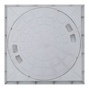 Tampa Quadrada Amanco Reforçada PVC DN 300