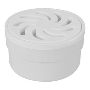 Ralo Seco Cilíndrico Amanco Vórtice Redondo 100X40 Branco