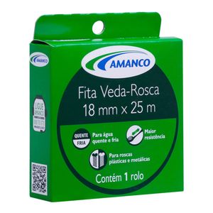 Fita Veda Rosca Amanco 18mmx25m