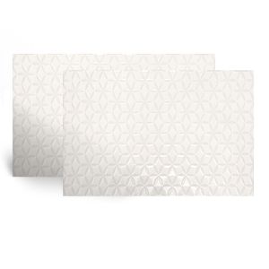 Revestimento Cerâmico Decorado Brilhante Sacra Bianco Branco Tipo A 30X60CM - 201212 - Pointer