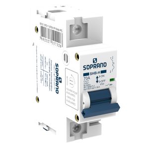 Disjuntor Soprano Monofásico Din 100A Curva C Branco