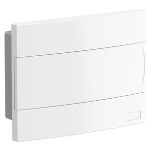 Quadro Distribuição Soprano  Embutir 12P Eic/Dim Porta Lateral Branca
