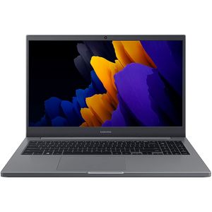 Notebook com Intel Dual Core Celeron 4GB 500GB SSD Tela de 15,6 Full HD e Windows 10 Book Cinza Chumbo - ?NP550XDA-KO1BR - Samsung