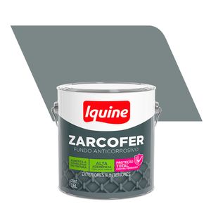 Fundo Preparador Anticorrosivo Fosco Premium Zarcofer Cinza 3,6L - Iquine
