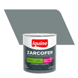 Fundo Preparador Anticorrosivo Fosco Premium Zarcofer Cinza 0,9L - Iquine