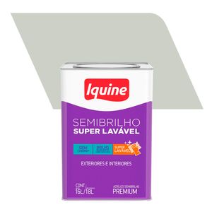 Tinta Acrílica Semibrilho Premium Super Lavável Branco Gelo 18L - Iquine