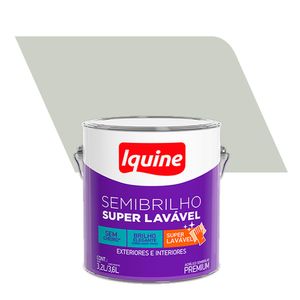 Tinta Acrílica Semibrilho Premium Super Lavável Branco Gelo 3,6L - Iquine