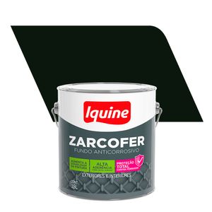 Fundo Preparador Anticorrosivo Fosco Premium Zarcofer Preto 3,6L - Iquine