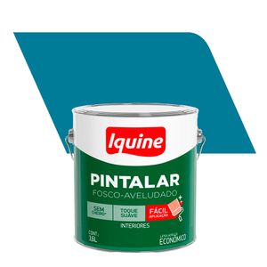 Tinta Acrílica Fosco Aveludado Econômico Pintalar Azul Céu 3,6L - Iquine