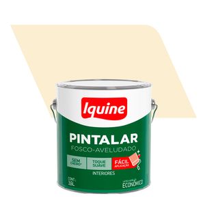 Tinta Acrílica Fosco Aveludado Econômico Pintalar Pérola 3,6L - Iquine