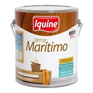 Verniz para Madeira Alto Brilho PU Premium Extrarrápido Marítimo Incolor 3,6L - Iquine