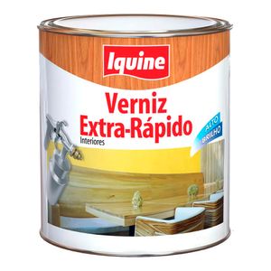 Verniz para Madeira Alto Brilho Premium Extrarrápido Mogno Colonial 0,9L - Iquine