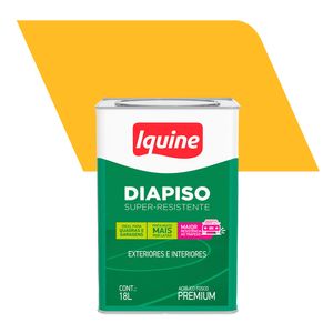 Tinta Acrílica para Piso Fosco Premium Diapiso Amarelo Demarcação 18L - Iquine