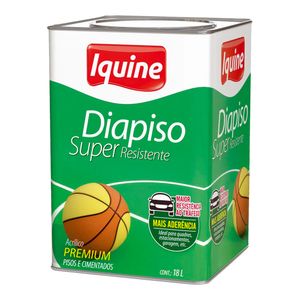 Tinta Acrílica para Piso Fosco Premium Diapiso Vermelho 18L - Iquine