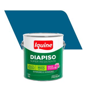 Tinta Acrílica para Piso Fosco Premium Diapiso Azul Profundo 3,6L - Iquine