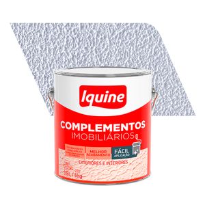 Textura Acrílica Premium Lisa Complementos Imobiliários Branco Neve 6Kg - Iquine