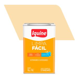 Tinta Acrílica Semibrilho Standard Limpa Fácil Palha 18L - Iquine