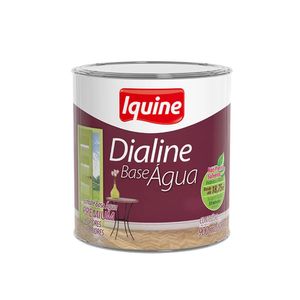 Tinta Esmalte Sintético Brilhante a Base de Água Premium Dialine Topa Tudo Branco Gelo 0,9L - Iquine