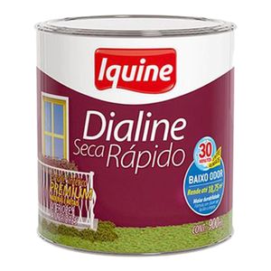 Tinta Esmalte Sintético Brilhante a Base de Água Premium Dialine Topa Tudo Marrom Tabáco 3,6L - Iquine