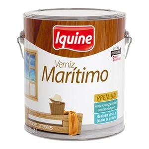 Verniz para Madeira Fosco Premium Extrarrápido Marítimo Incolor 3,6L - Iquine