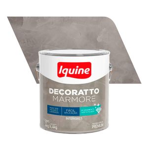 Textura Acrílica Premium Cimento Queimado Decoratto Mármore Concreto 4,4Kg - Iquine