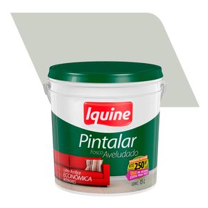 Tinta Acrílica Fosco Aveludado Econômico Pintalar Branco Gelo 15L - Iquine