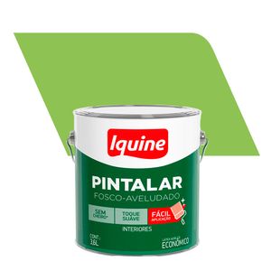 Tinta Acrílica Fosco Aveludado Econômico Pintalar Verde Limão 3,6L - Iquine