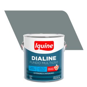 Fundo Preparador Fosco Premium Dialine Multiuso Cinza 3,6L - Iquine