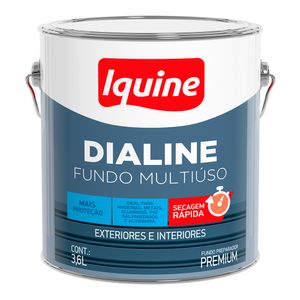 Fundo Preparador Fosco Premium Dialine Multiuso Branco Neve 3,6L - Iquine