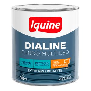 Fundo Preparador Fosco Premium Dialine Multiuso Branco Neve 0,9L - Iquine