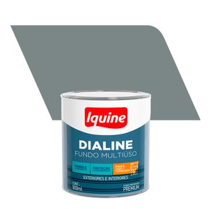 Fundo Preparador Fosco Premium Dialine Multiuso Cinza 0,9L - Iquine