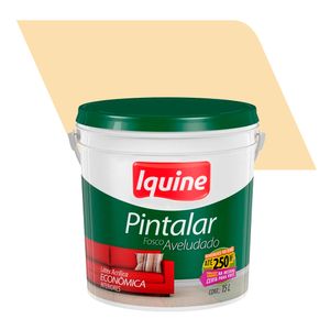 Tinta Acrílica Fosco Aveludado Econômico Pintalar Palha 15L - Iquine