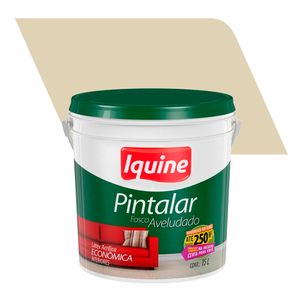 Tinta Acrílica Fosco Aveludado Econômico Pintalar Areia 15L - Iquine