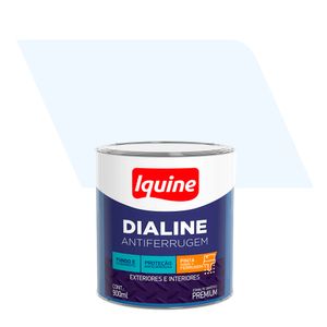 Tinta Esmalte Sintético Alto Brilho Premium Dialine Antiferrugem Branco Neve 0,9L - Iquine