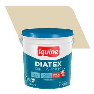 Tinta Acrílica Fosco Econômico em Balde Diatex Pinta Mais Areia 15L - Iquine