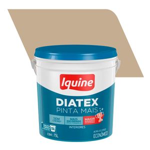 Tinta Acrílica Fosco Econômico em Balde Diatex Pinta Mais Camurça 15L - Iquine