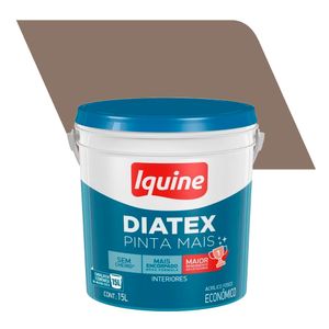 Tinta Acrílica Fosco Econômico em Balde Diatex Pinta Mais Palhoça 15L - Iquine