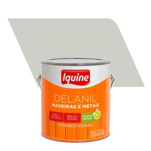 Tinta Esmalte Sintético Alto Brilho Standard Delanil Madeiras e Metais Branco Gelo 3,0L - Iquine