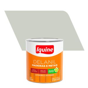 Tinta Esmalte Sintético Alto Brilho Standard Delanil Madeiras e Metais Branco Gelo 750ML - Iquine