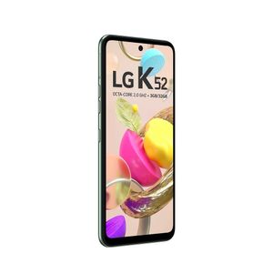 Smartphone K52 com Tela 6,6" 64GB + 3GB RAM Dual Chip com Câmera Traseira Quádrupla 13MP+5MP+2MP+2MP + Frontal 8MP Verde - LM-K420BMW - LG