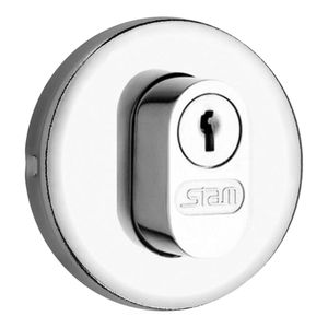 Fechadura para Porta Pivotante Stam Redonda 1005 Cromado