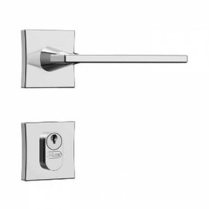 Fechadura Externa Stam Antares 3000 Quadrada Cromado