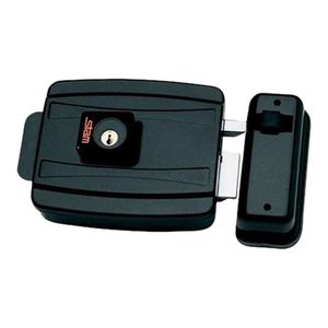 Fechadura Eletrica Stam Abre para Fora 40 MM Grafite