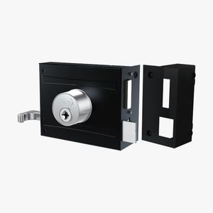 Fechadura para Portão Stam Tetra 1701/100 Preto Fosco