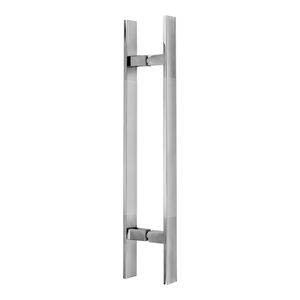 Puxador Duplo Tubular Stam Aço Inox 304 40 CM Polido