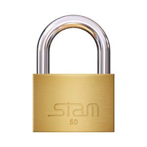 Cadeado em Latão Stam Cartela 50 MM