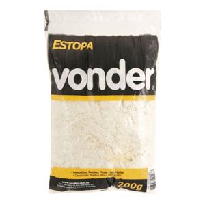 Estopa para Polimento Vonder 200 G Branco