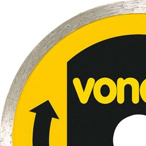 Disco de Corte Diamantado Vonder V1 110 MM